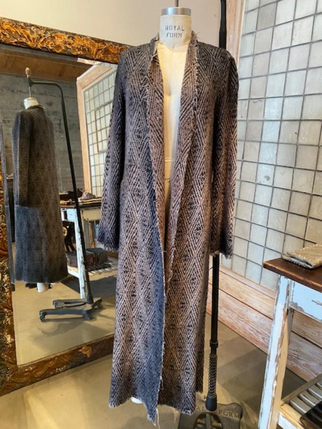 Avant Toi Cashmere Blend Sweater Coat Duster