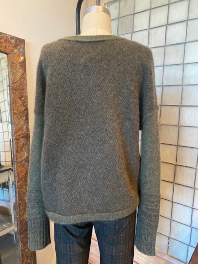 Paychi Guh Dreamy Two Tone Pullover Cashmere Sweater