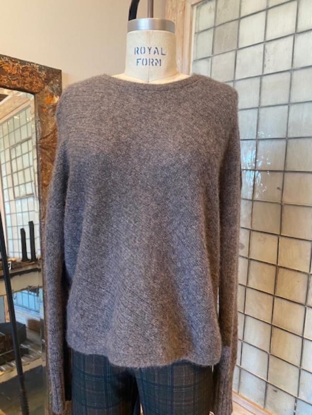 Paychi Guh Dreamy Two Tone Pullover Cashmere Sweater