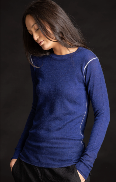 Paychi Guh Painted Cashmere Sweater