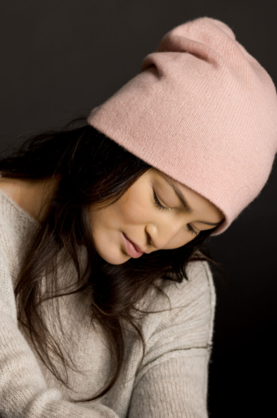 Paychi Guh Cashmere Slouchy Beanie