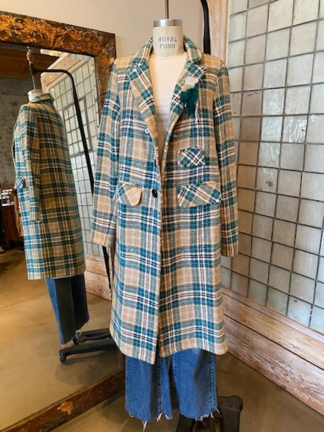 Umit Unal Plaid Wool Coat