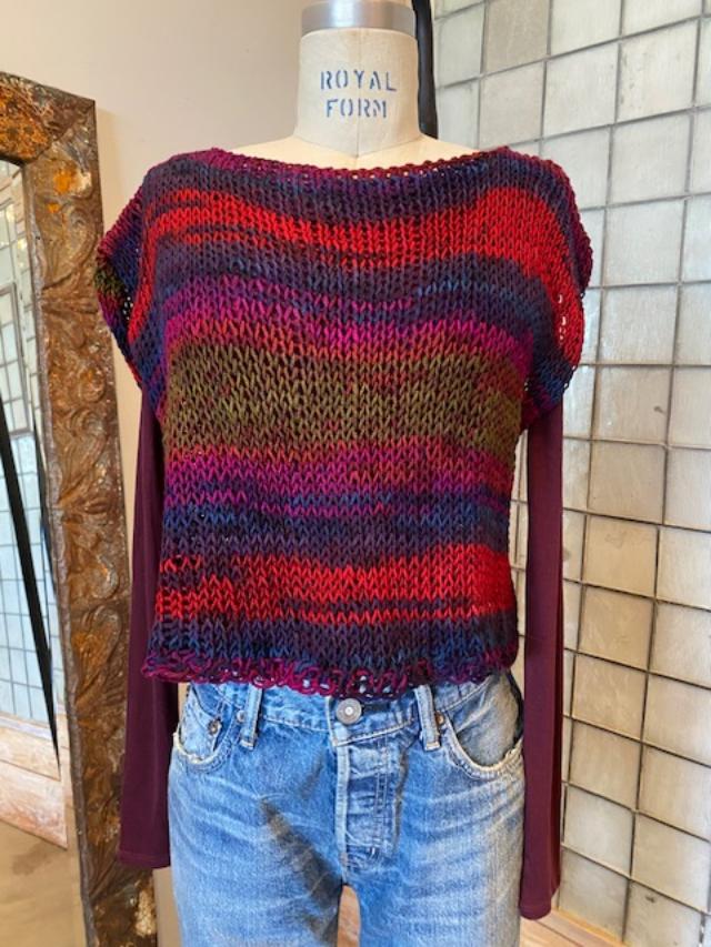 Umit Unal Sleeveless Stripe Sweater