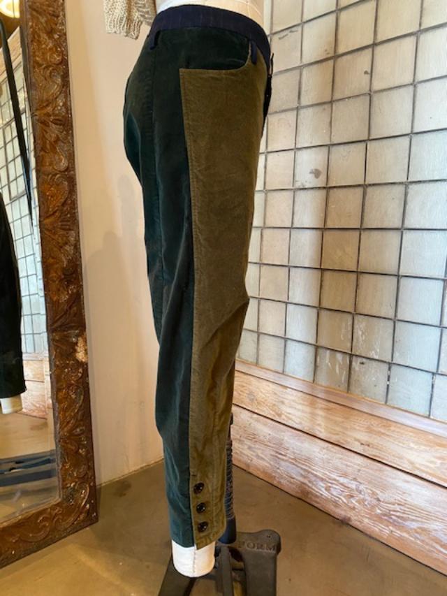 Umit Unal Velvet Taper Leg Pants