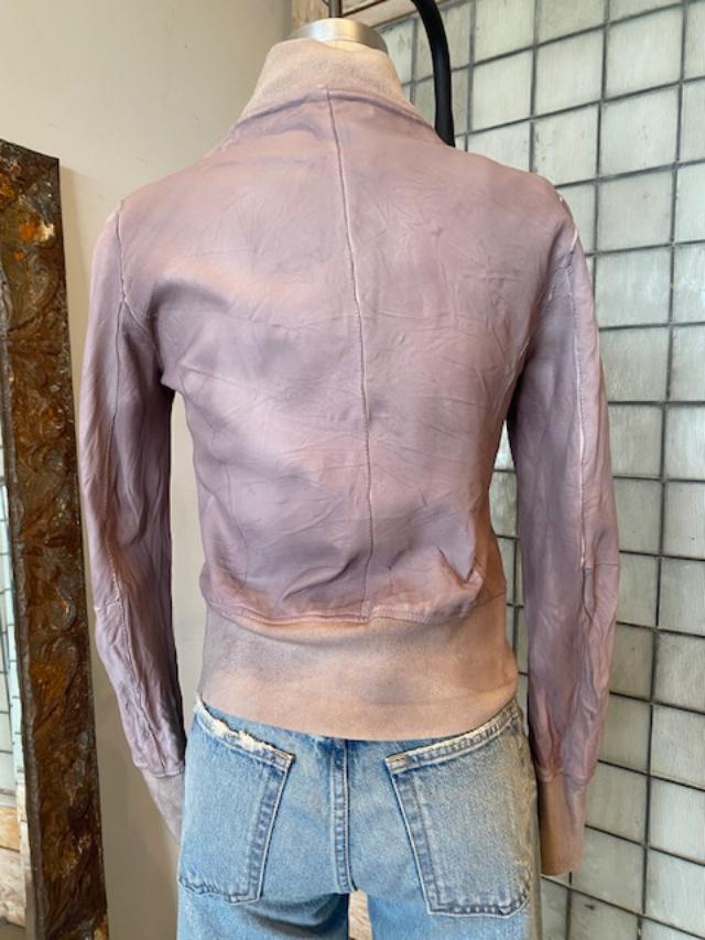 Marco Delli Leather Milano Bomber Jacket