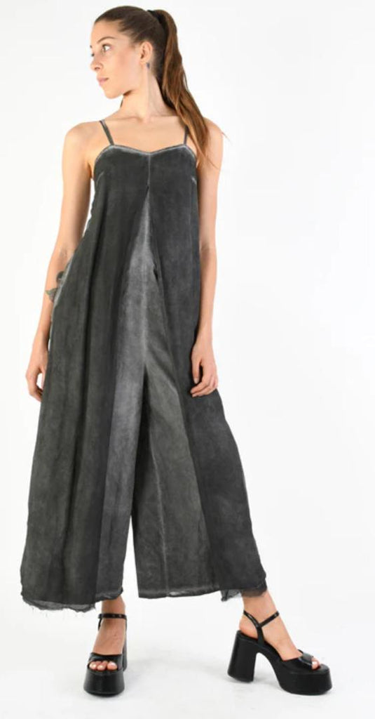 Sanctamuerte Silk Overlay Jumpsuit