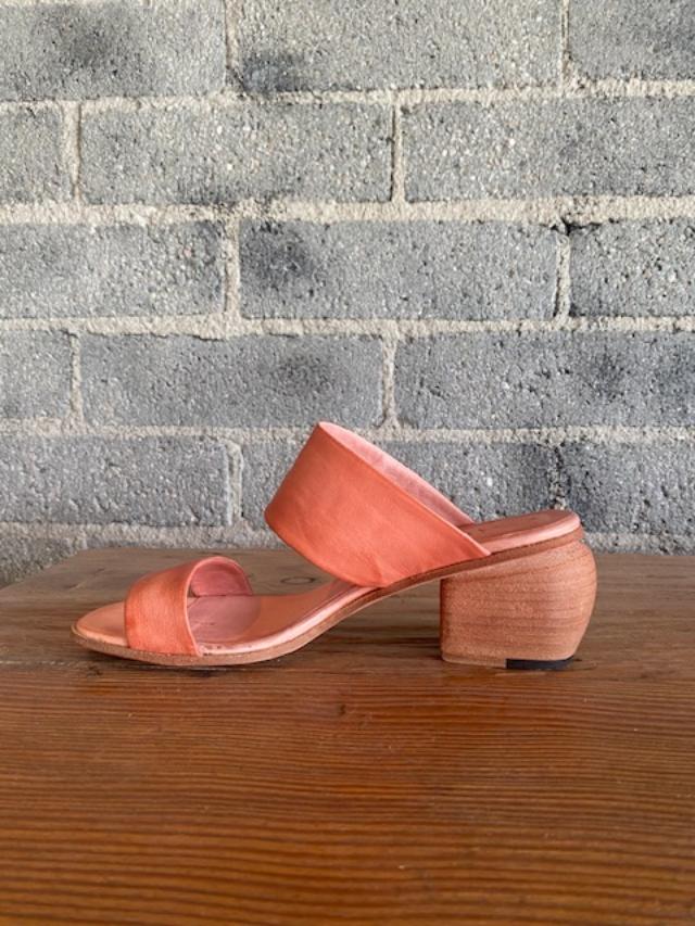 Shoto Block Heel Double Strap Sandal