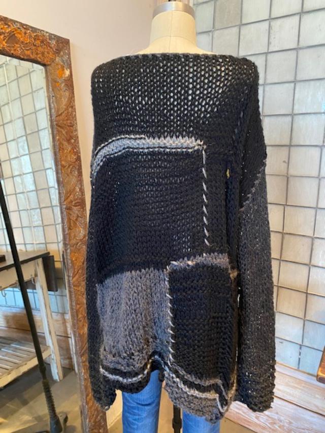 Umit Unal Open Knit Oversized Sweater