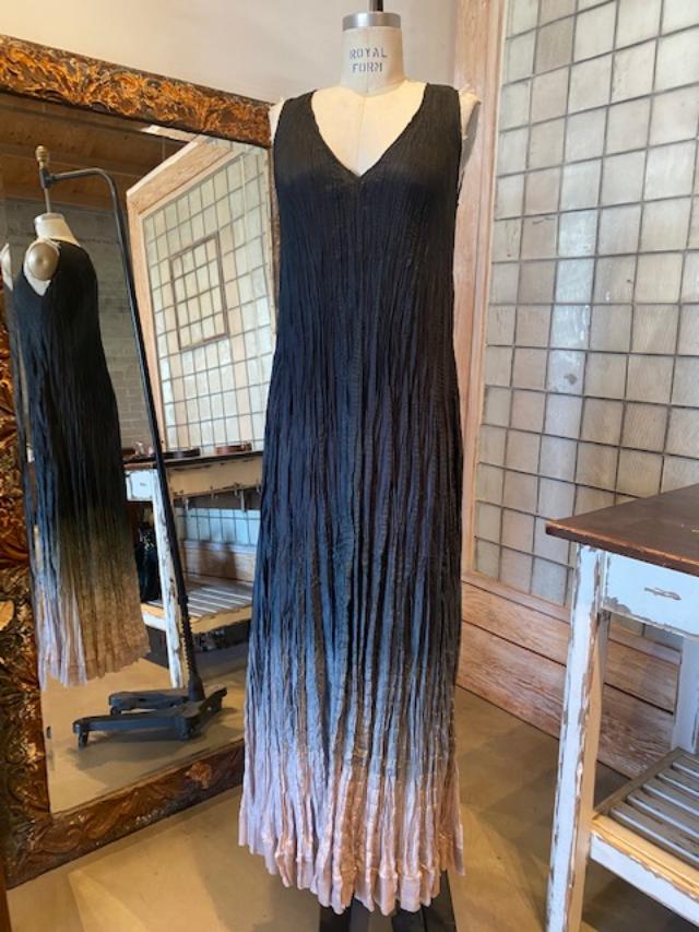 Viviana Uchitel Silk Dip Dye Dress