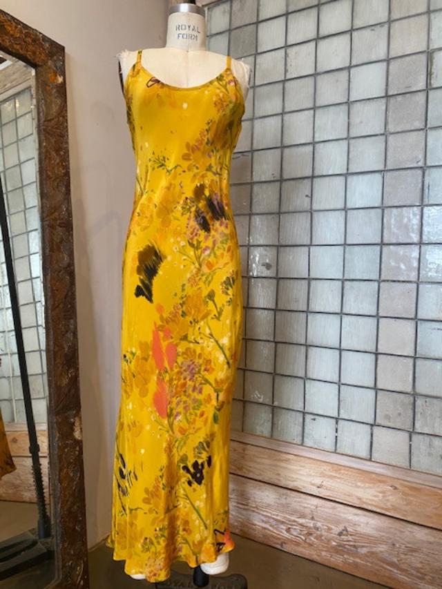 chinese dress ladies Florencia Floral Petal Long Slip Dress