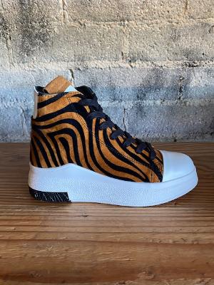 Cinzia Araia Zebra High Top Sneaker
