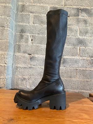 Lofina Tall Stretch Leather Boots
