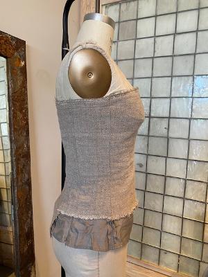 Marc Le Bihan Layered Bustier  Top